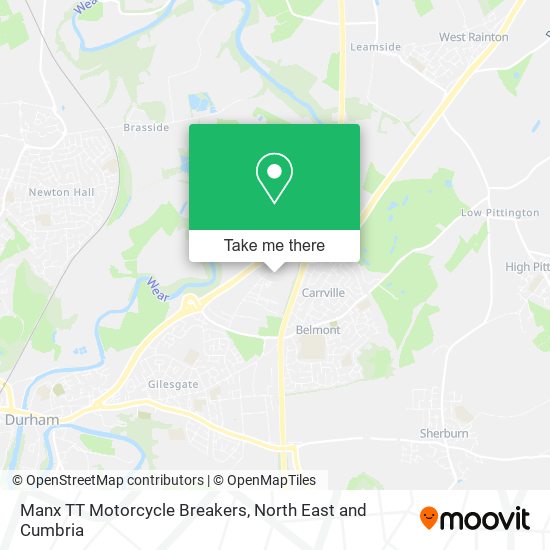 Manx TT Motorcycle Breakers map