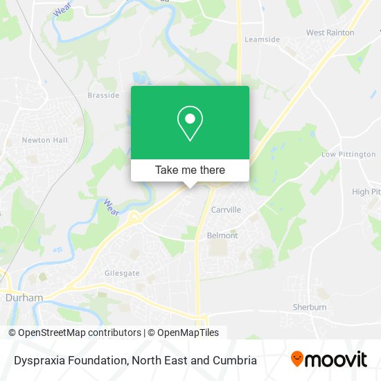 Dyspraxia Foundation map