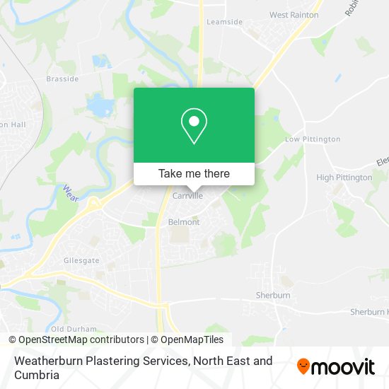 Weatherburn Plastering Services map