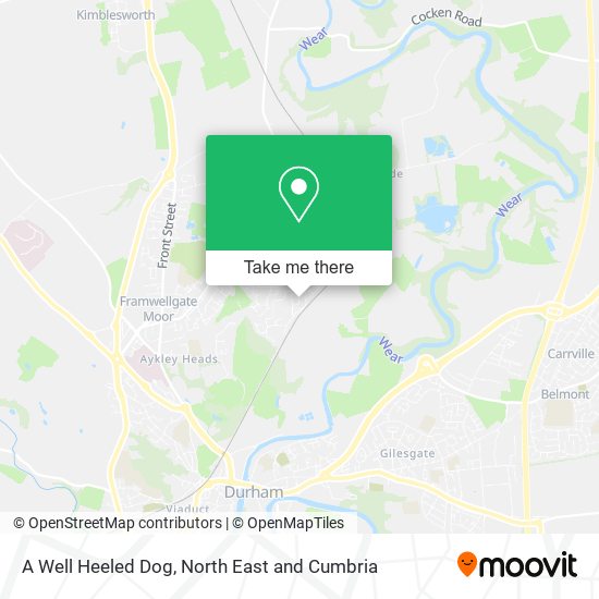 A Well Heeled Dog map