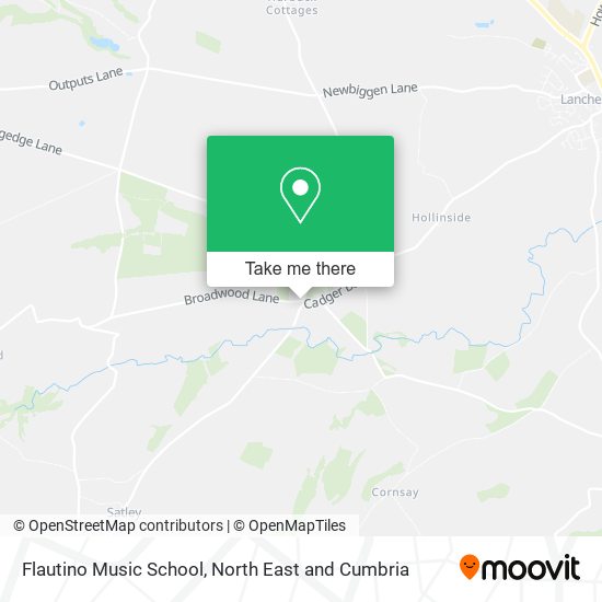Flautino Music School map