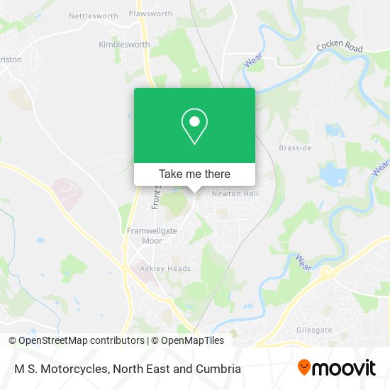 M S. Motorcycles map