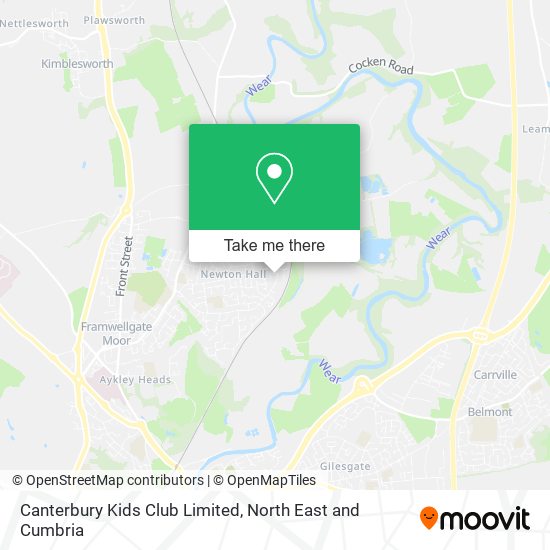 Canterbury Kids Club Limited map