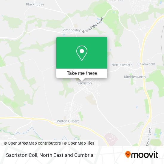 Sacriston Coll map