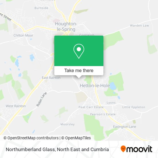 Northumberland Glass map