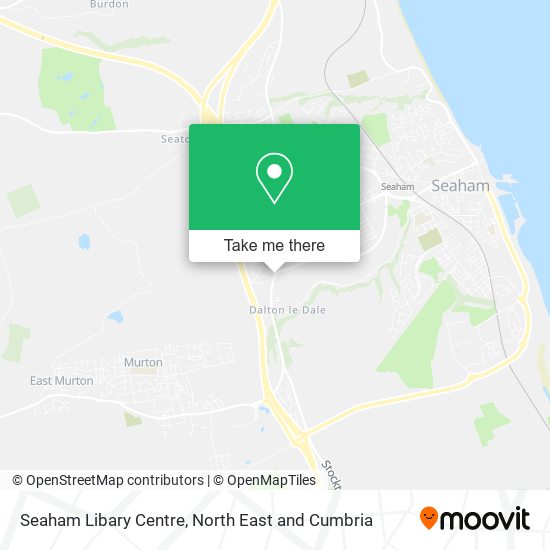 Seaham Libary Centre map