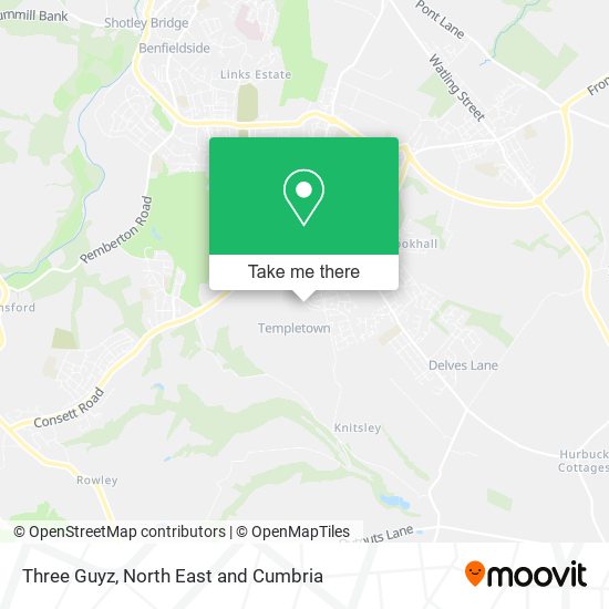 Three Guyz map