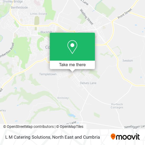 L M Catering Solutions map
