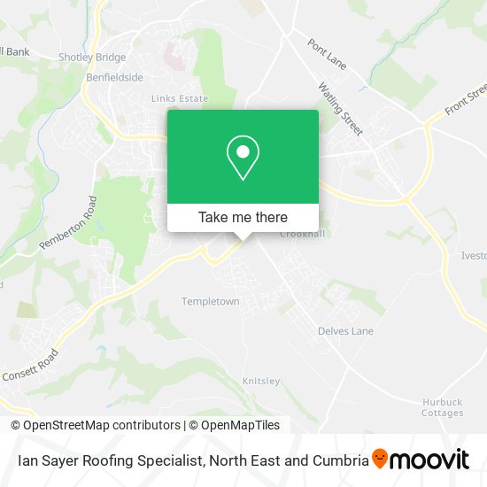 Ian Sayer Roofing Specialist map
