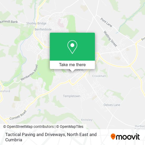 Tactical Paving and Driveways map