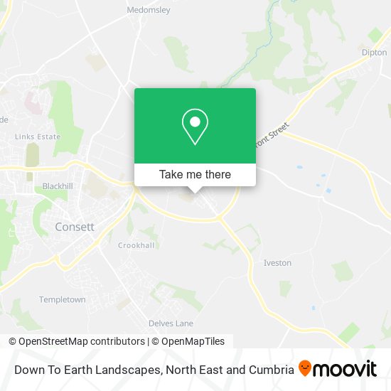 Down To Earth Landscapes map
