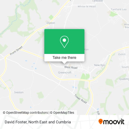 David Foster map