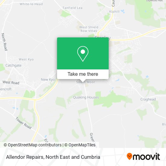 Allendor Repairs map