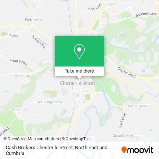 Cash Brokers Chester le Street map