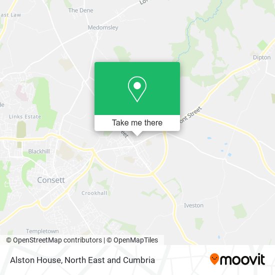 Alston House map