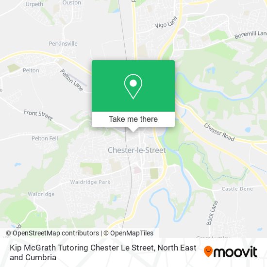 Kip McGrath Tutoring Chester Le Street map