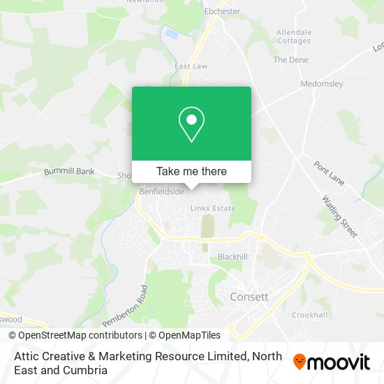 Attic Creative & Marketing Resource Limited map