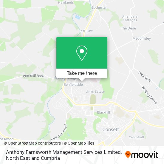 Anthony Farnsworth Management Services Limited map