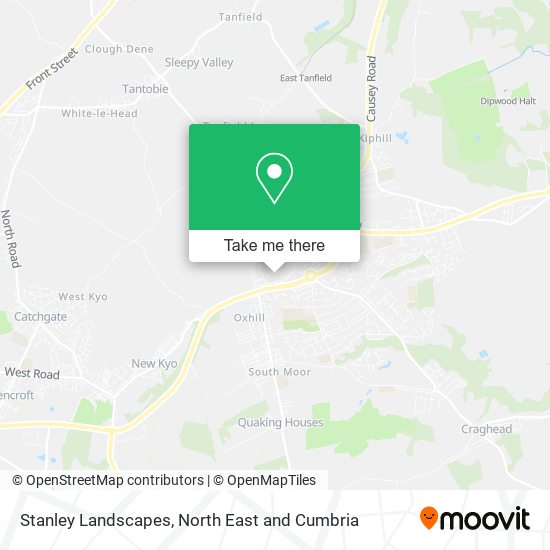 Stanley Landscapes map