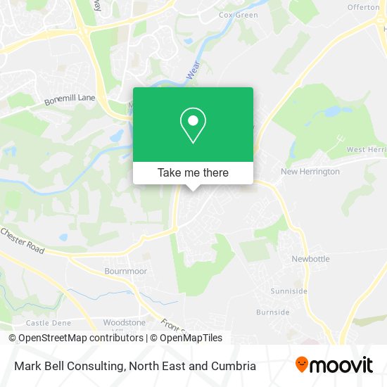 Mark Bell Consulting map