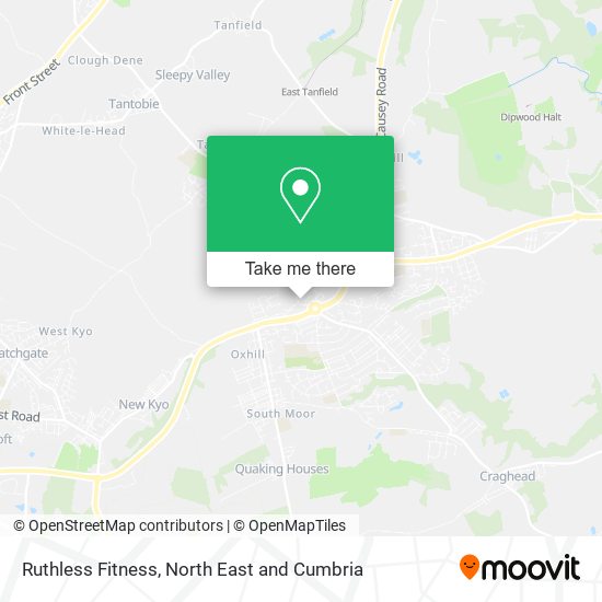 Ruthless Fitness map