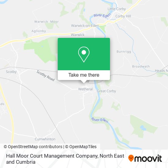 Hall Moor Court Management Company map