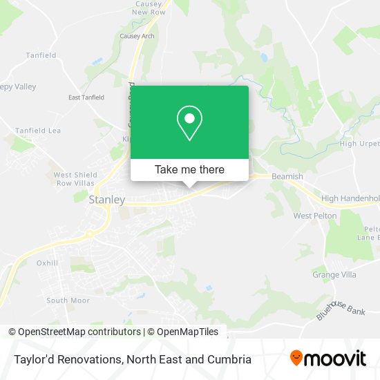 Taylor'd Renovations map