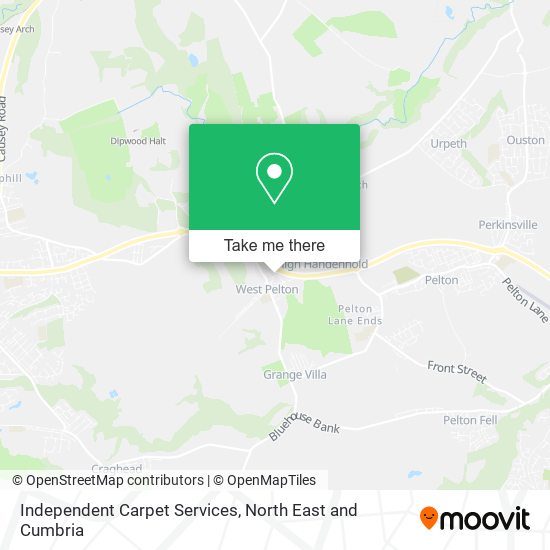 Independent Carpet Services map