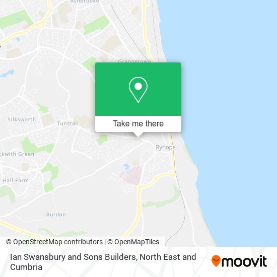 Ian Swansbury and Sons Builders map