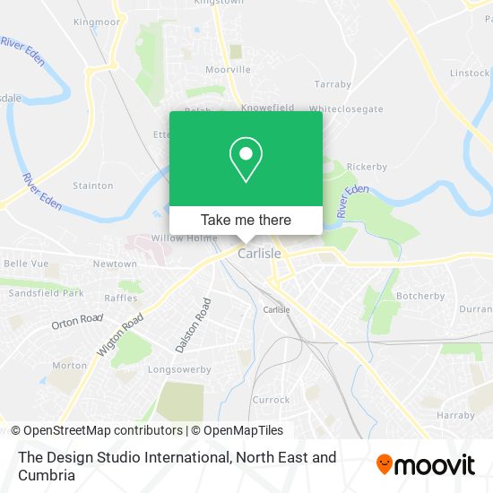 The Design Studio International map