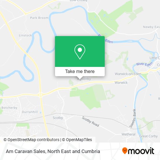 Am Caravan Sales map