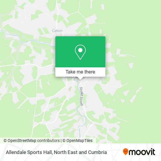 Allendale Sports Hall map