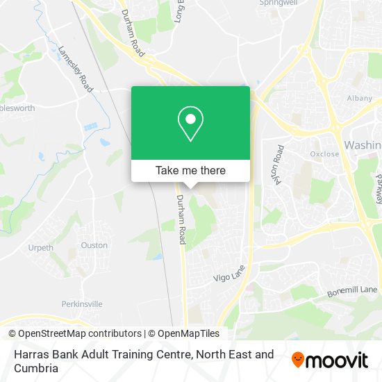 Harras Bank Adult Training Centre map