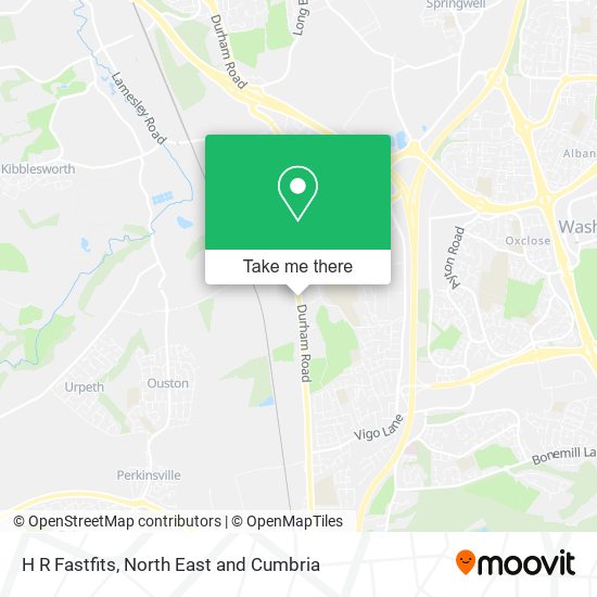 H R Fastfits map