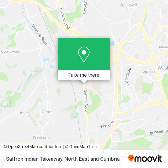 Saffron Indian Takeaway map