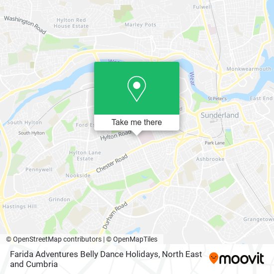 Farida Adventures Belly Dance Holidays map