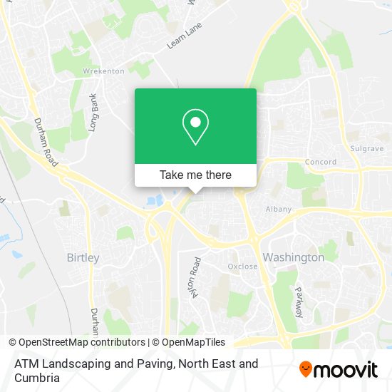 ATM Landscaping and Paving map