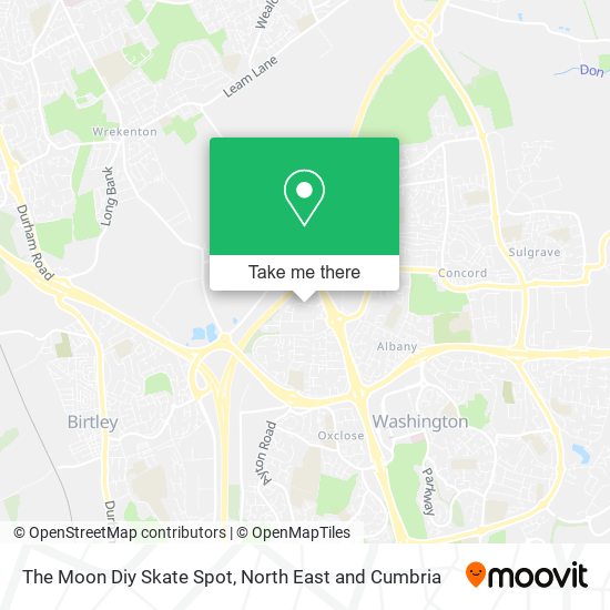 The Moon Diy Skate Spot map
