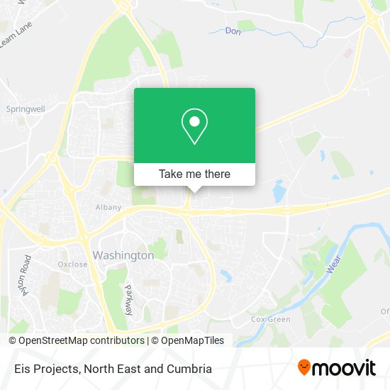 Eis Projects map