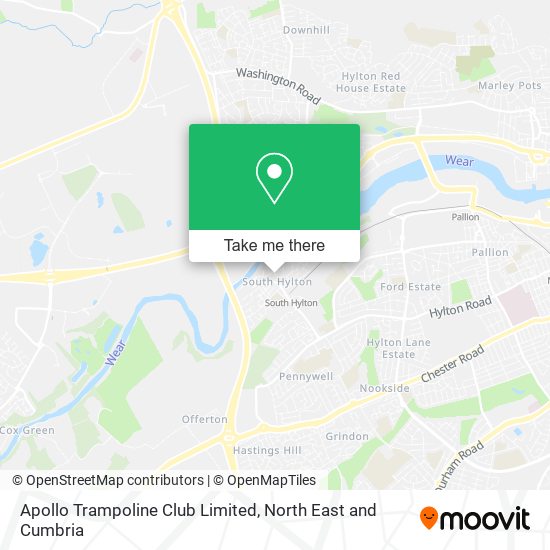Apollo Trampoline Club Limited map
