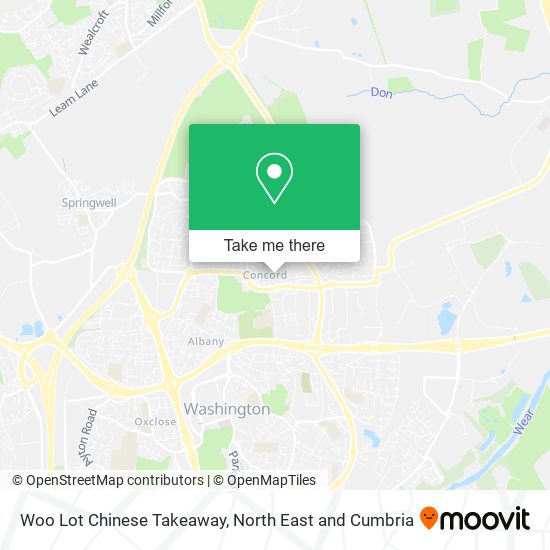 Woo Lot Chinese Takeaway map