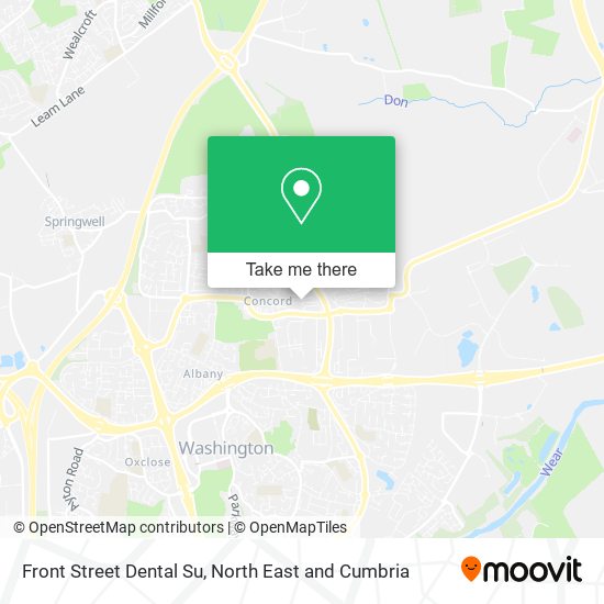 Front Street Dental Su map