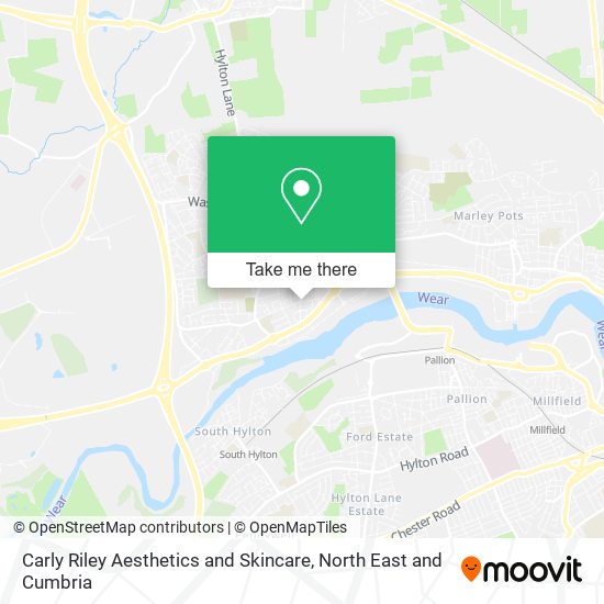 Carly Riley Aesthetics and Skincare map