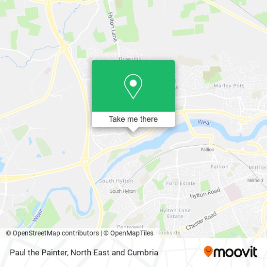 Paul the Painter map