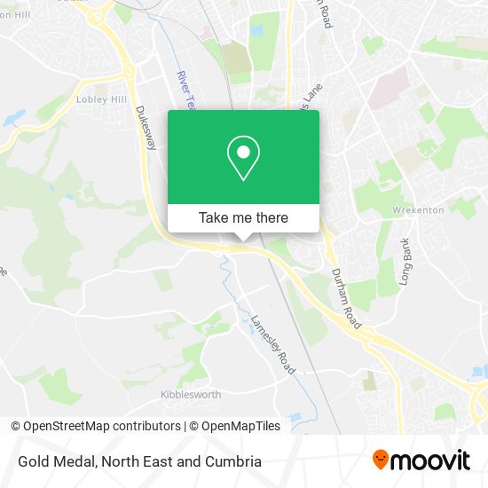 Gold Medal map