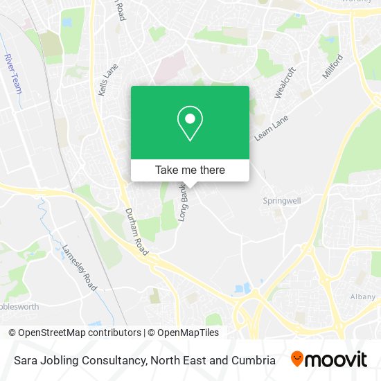 Sara Jobling Consultancy map