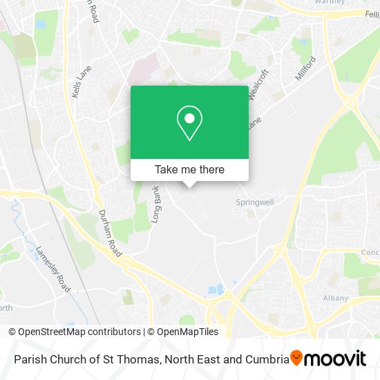 Parish Church of St Thomas map
