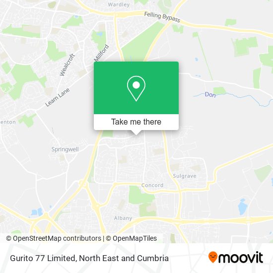 Gurito 77 Limited map