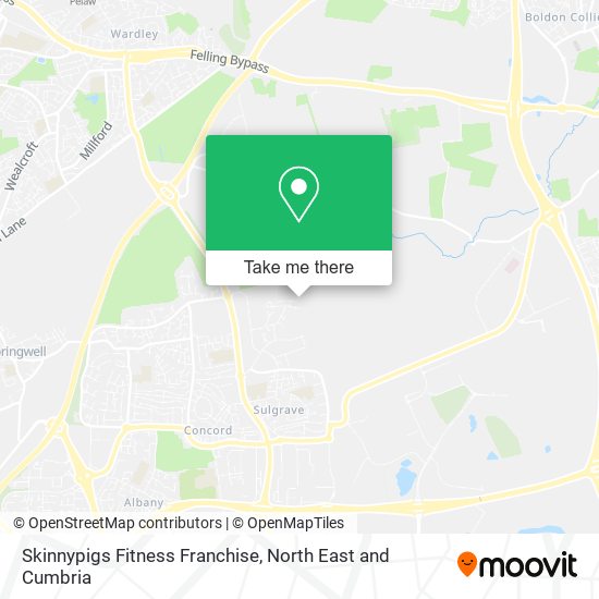 Skinnypigs Fitness Franchise map