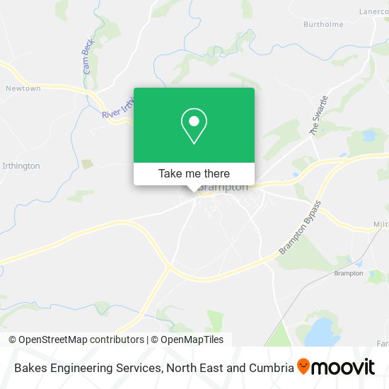 Bakes Engineering Services map